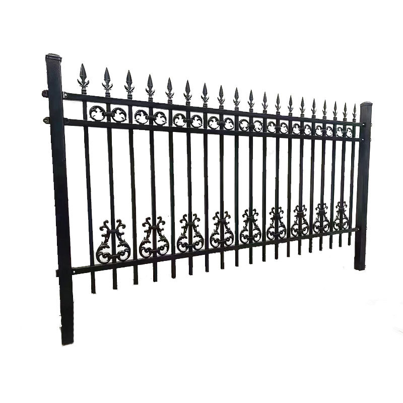 铸铁围墙护栏铁艺喷塑围栏小区工厂